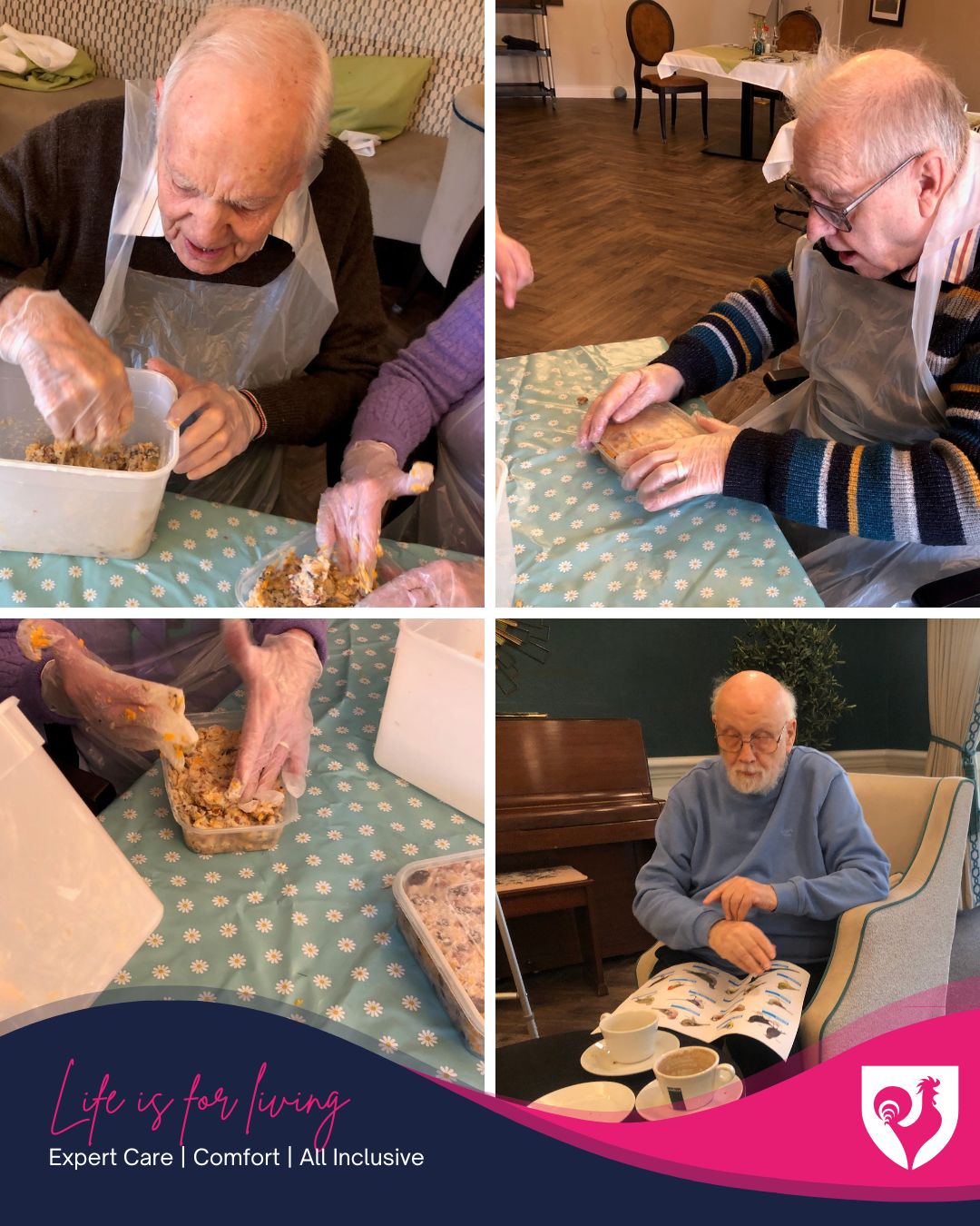 Bird Cake Baking at Esmere Gardens!